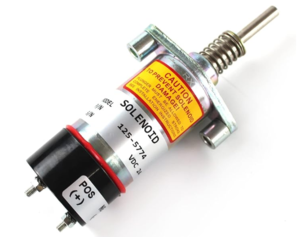Part No.125-5774 Solenoid Gp-Shutoff 24V Works for CAT  E330 330B 330C Excavator