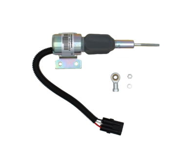 Part No. 3991167 Stop Solenoid 12V Compatible with Cummins 4BT 12V 24V R130 Excavator Spare parts
